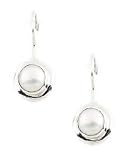 Baroni White Pearl Earrings