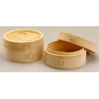 Joyce Chen J26-0018 4-Inch Dim Sum Bamboo Steamer, Set of 2 by Joyce Chen