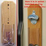 Wooden Magnetic Bottle Cap Catcher