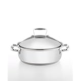 Tools of the Trade Belgique Stainless Steel Sauteuse Pan, 4 Qt.
