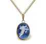 Genuine Agate Cameo Angel Pendant
