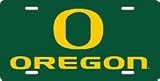 Oregon Ducks Green Laser Cut License Plate