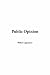 Books : Public Opinion