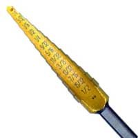 #2 Titanium 3 16 in. to 1 2 in. Step Unibit by Vise Grip