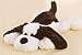 Aurora Plush 12" Duff, Black & White Flopsie Dog