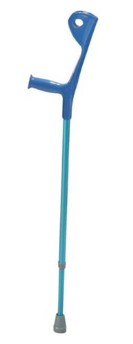 Drive Medical Euro Style Light Weight Forearm Crutch, Blue, Adult