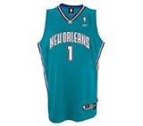 David West Jersey: adidas Teal Replica #30 New Orleans Hornets Jersey - Medium