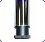 Peter Meier 27¾ inch Height Glossy Black Prisim Table Legs in Set of Four