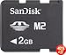 SanDisk SDMSM2-002G-A11M 2.0 GB Memory Stick Micro (Retail Package)