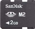 Sandisk 2GB Memory Stick Micro (M2) (SDMSM2-2048, BULK)