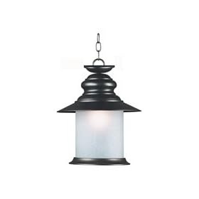 Kenroy Home 10229BBZ-1 Simply Crafted Hanging Lantern, Burnished Bronze