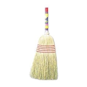 Maid Broom, Mixed Fiber Bristles, Wood Handle, 42" Long UNS920Y