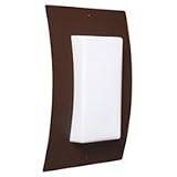 115 Outdoor Light Wall Fixture in Bronze & Opal Glass