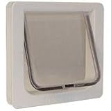 21N6DUVLAfL. SL160  Ideal Pet Products 6.25 by 6.25 Inch Lockable Cat Flap with Telescoping Frame