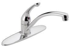 Delta 130088 Sincerity Kitchen Faucet with Spray on Deck