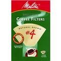 Melitta U S A Inc 624602 No. 4 Cone Natural Brown Paper Filter
