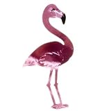 Foil Pink Flamingo Silhouette Foil Pink Flamingo Silhouette