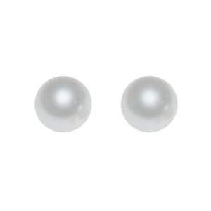 14k Yellow Gold 9-10mm South Sea Pearl Stud Earrings by