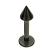 Black Titanium Spike Labret Sold as a Pair