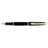 Waterman Hemisphere Black Lacquer Medium Point Fountain Pen - 12002W3