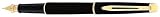 Waterman Hemisphere Black Lacquer Medium Point Fountain Pen - 12002W3