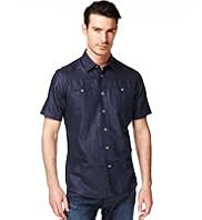 Autograph Luxury Linen Blend Short Sleeve Shirt