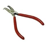 Cables To Go 4.5in Bent Nose Pliers - Crimping pliers - red