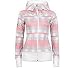 Bench Damen Sweat Jacke RETRO CHECK HOODY