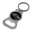 Baltimore Ravens Black Bottle Opener Keychain