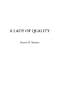 A Lady of Quality