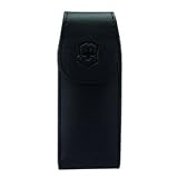 Large Pocketknife Clip Pouch, Leather, Black by VICTORINOX