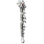 Dragontine Stud Alchemy Gothic Dragon Single Earring