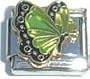 Clearly Charming August Peridot Color Butterfly Birthstone Insect Animal Italian Charm