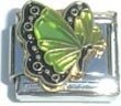 Clearly Charming August Peridot Color Butterfly Birthstone Insect Animal Italian Charm
