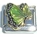 Clearly Charming August Peridot Color Butterfly Birthstone Insect Animal Italian Charm