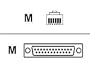 Equinox Modular Adapter DB25 Dce Male For Term & Printers