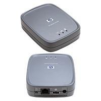 HP JetDirect ew2400 - Print server - Hi-Speed USB - EN, Fast EN, 802.11b, 802.11g - 10Base-T, 100Base-TX
