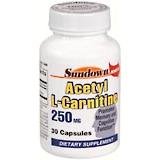 Acetyl-L-Carnitine 250mg Capsules, by Sundown - 30Caps