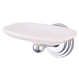 Porcelain Soap Dish - Chrome