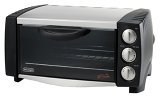  : DeLonghi EO1251 6-Slice 1/2-Cubic-Foot Convection Oven, Black and Stainless Steel