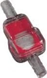BENZINFILTER TRANSPARENT 60 MM ANSCHLUSS