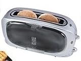 George Foreman, 2-Slice Wide Slot Toaster w/ Toast Warming Compartment