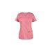 Grey's Anatomy Nursing Uniforms - Grey's Anatomy 4153 Junior 3 Pocket Mock Wrap Scrub Top (Blush, Medium)