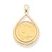 14k 1/4 oz Mounted Panda Coin Bezel Pendant