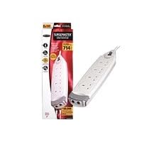 Belkin SurgeMaster, 4-Way, Tel/Fax/Modem/AV Protection, 2m Cable
