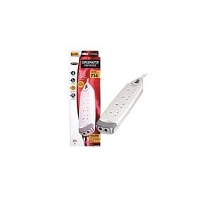 Belkin SurgeMaster, 4-Way, Essential Protection - Home Appliances, 2m Cable
