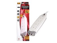 : Belkin SurgeMaster, 4-Way, Tel/Fax/Modem/AV Protection, 2m Cable
