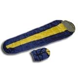 MUMMY SLEEPING BAG - BLUE COLOR 20+ DEGREES Compact NEW