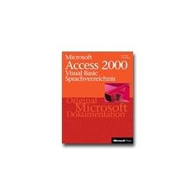 Microsoft Access 2000 Visual Basic Sprachverzeichnis - reference book - German