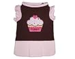 Yummy Chocolate Ruffle Dog Dress (Medium)
